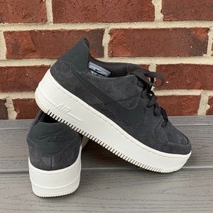 black platform sneakers nike